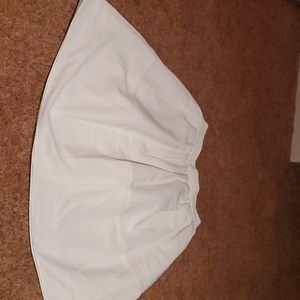 White skirt